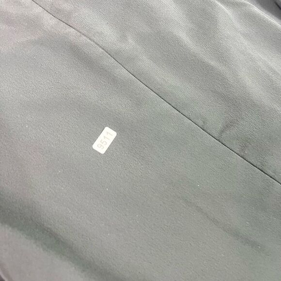 Victoria Victoria Beckham Dress Womens 2 Navy Blue Black Long Sleeve Wrap Panel - Picture 9 of 9